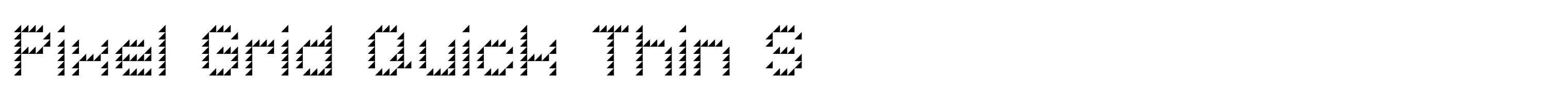 Pixel Grid Quick Thin S